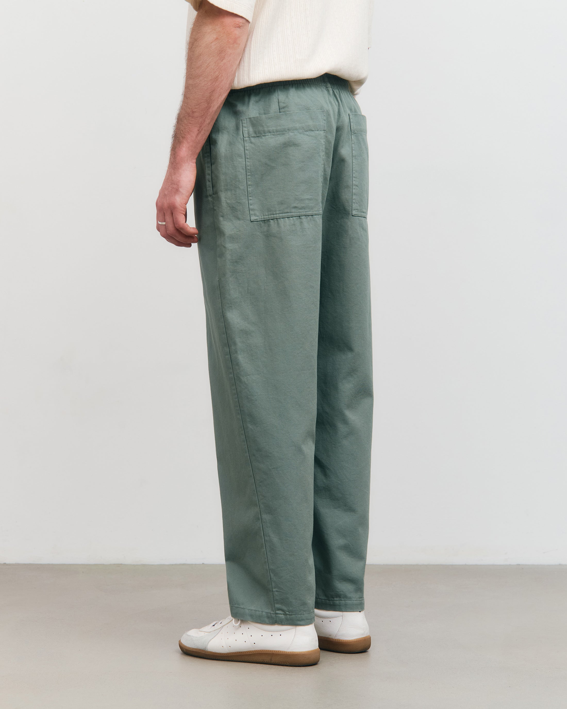 Weite Hose Bio Baumwolle - Grün