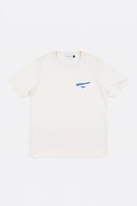 Willkommen Print T-Shirt Bio Baumwolle - Off-White