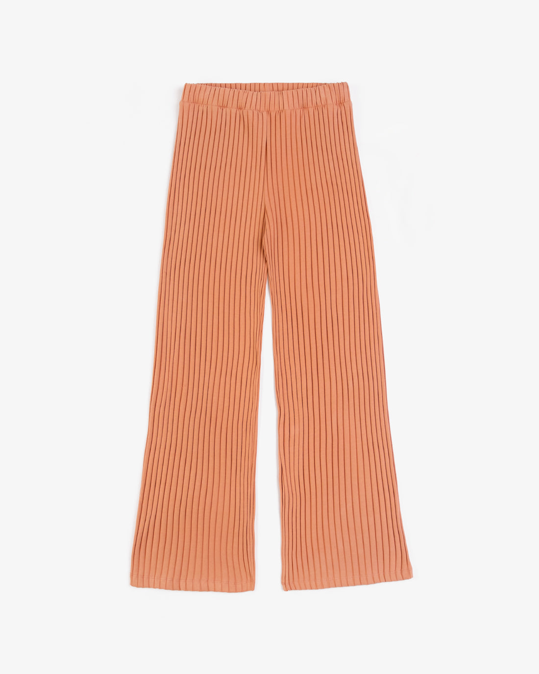 Rotholz Gerippte Hose aus Bio-Baumwolle Apricot