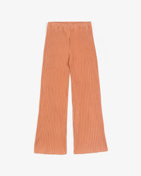 Gerippte Hose aus Bio-Baumwolle Apricot