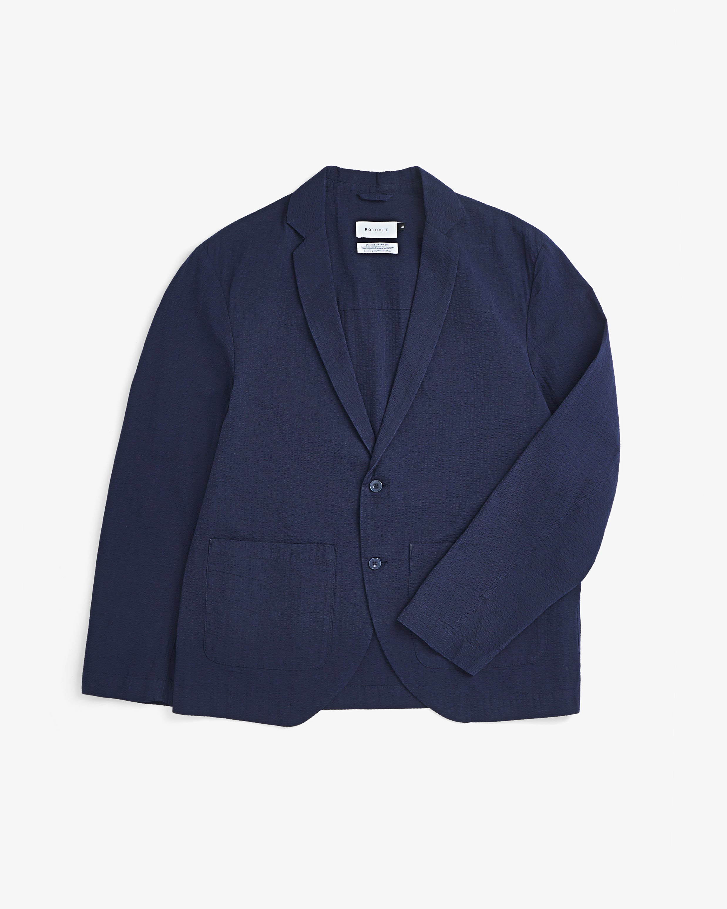 Casual Blazer Bio Baumwolle - Dunkelblau
