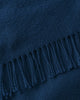 Webschal Merinowolle - Royalblau