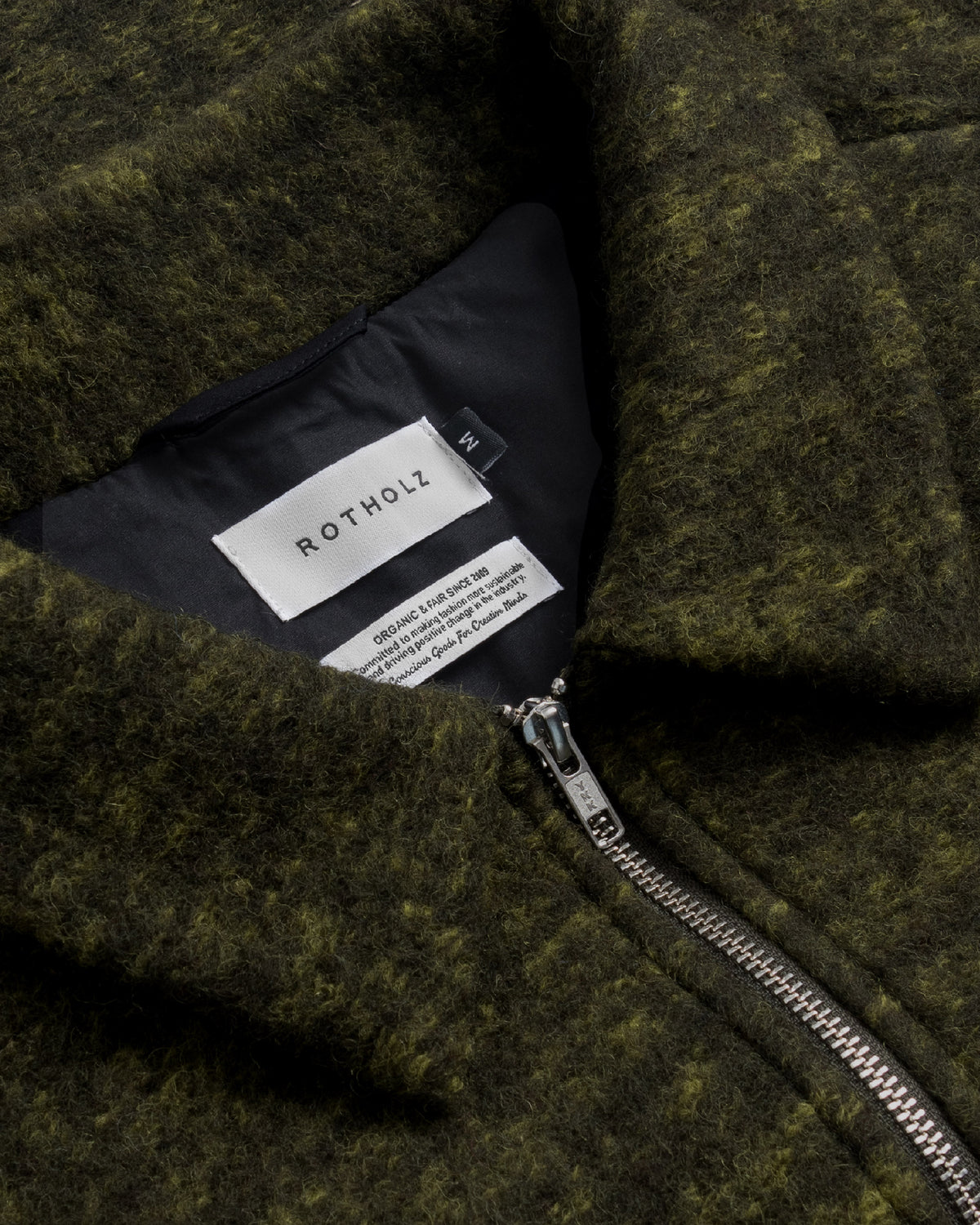 Workwear Jacke Wollmischung - Speckled Green