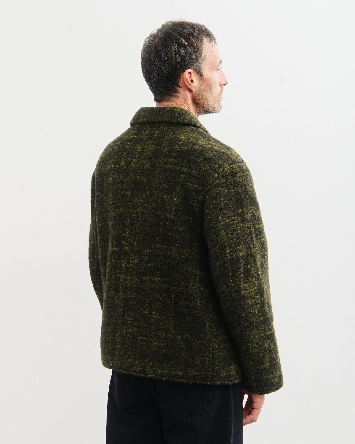 Workwear Jacke Wollmischung - Speckled Green
