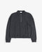 Polo Half Zip Sweatshirt Bio Baumwolle - Schwarz