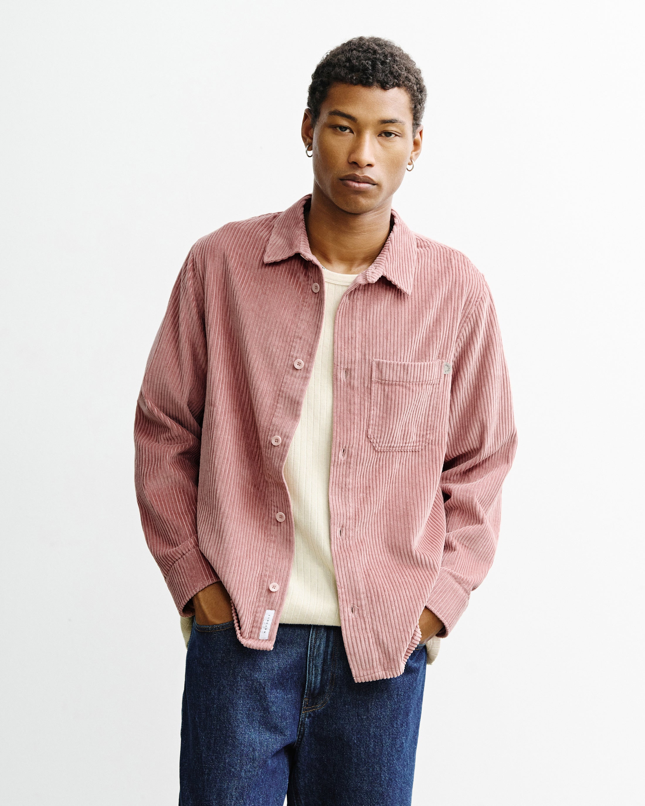 Cord Hemd Bio Baumwolle - Pink