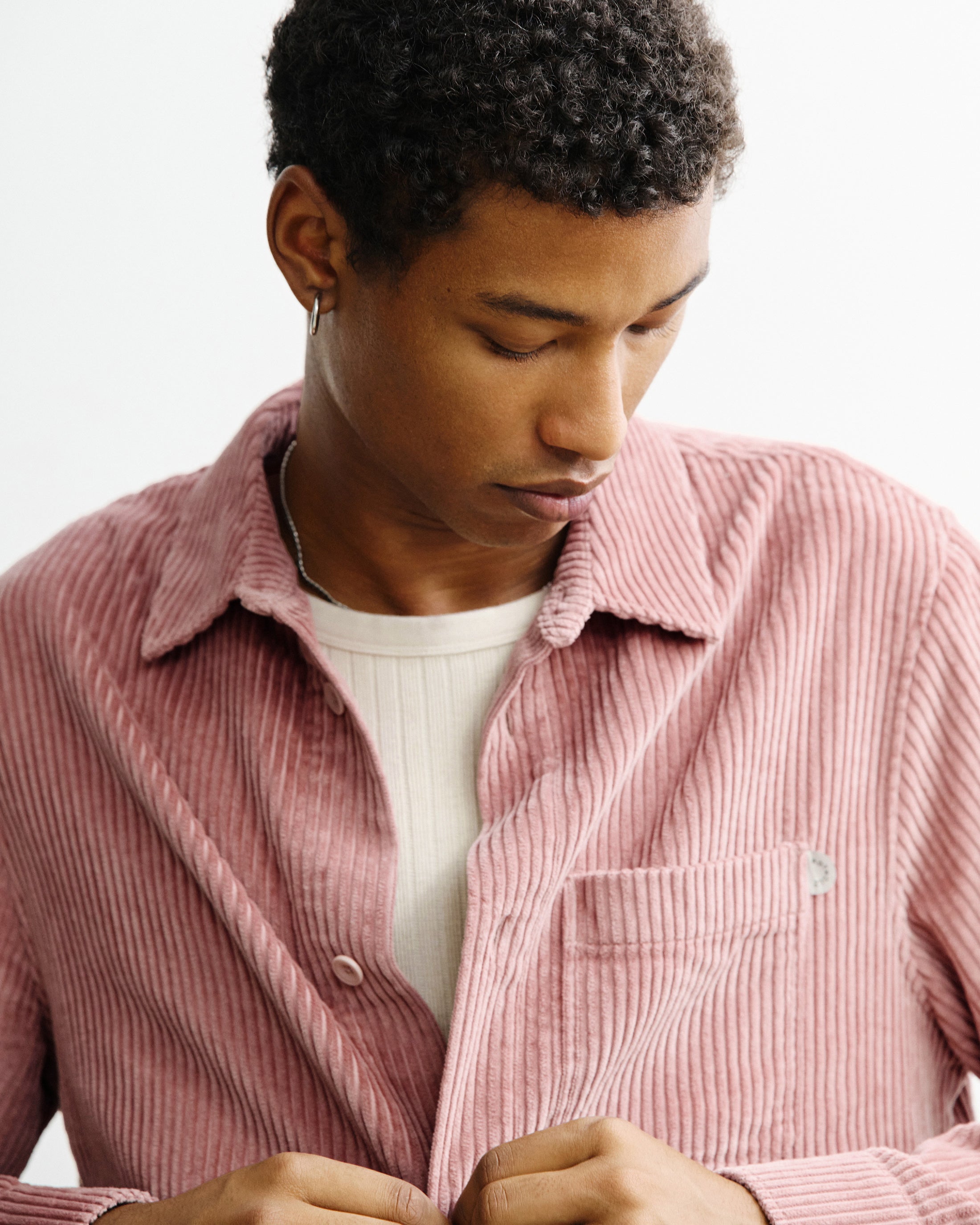 Cord Hemd Bio Baumwolle - Pink
