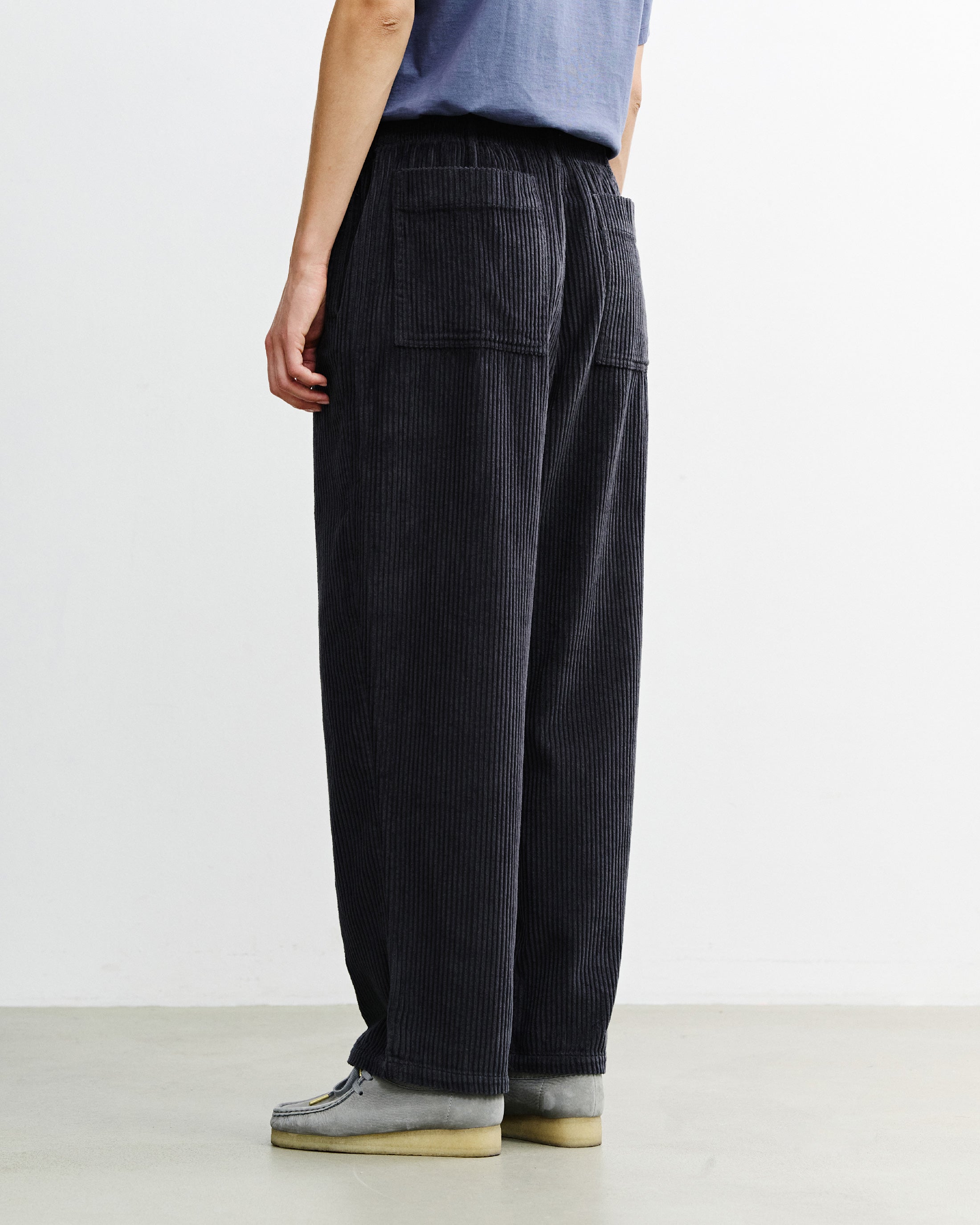Weite Cordhose Bio Baumwolle - Anthrazit