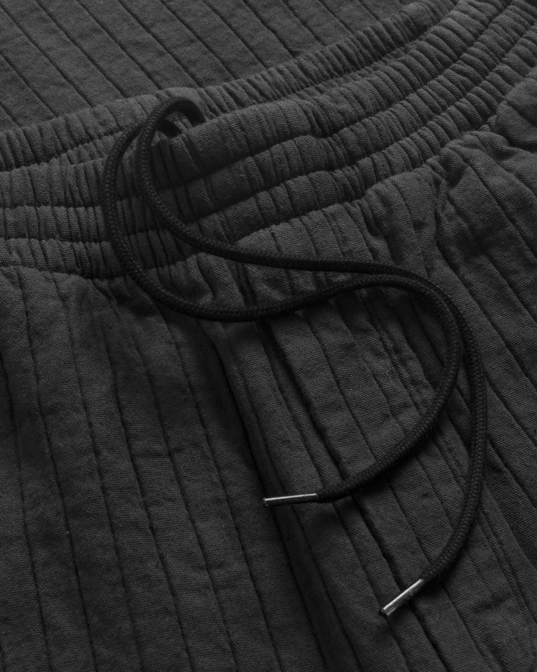 Weite Hose Gerippt Bio Baumwolle - Anthrazit