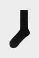 Schwarze Leichte Socken Aus Bio Wolle 