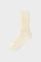 Schwere Socken Schurwolle - Weiß