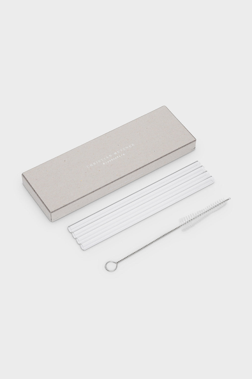 Christian Metzner - Resort Glasstrohhalme-Set - Transparent