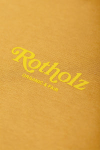 Retro Logo Hoodie Senfgelb